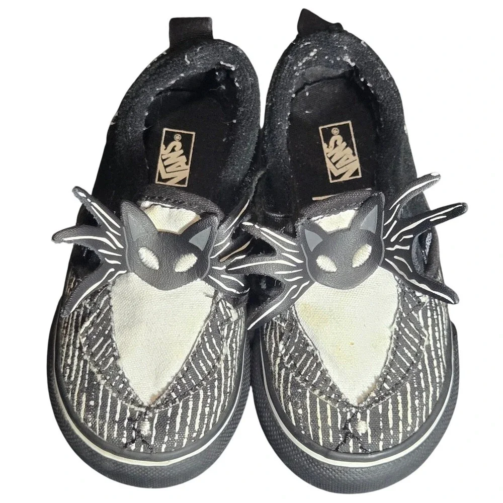 Vans Toddler Nightmare Before Christmas Jack Skellington Shoes 5 Halloween Goth